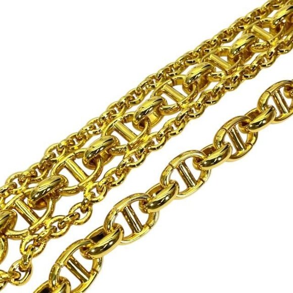 Christian Dior Chain Belt Accessories CD Logo GP
